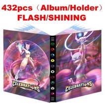 포켓몬스터 카드 만화 9 포켓 432 포케몬 앨범 도서 애니메이션지도 게임 Pokémon 컬렉션 홀더 바인더 폴더 탑 장난감 아이들을위한 선물, 4