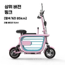 스쿠터 전기스쿠터 전동스쿠터 오토바이 클래식 출퇴근용 배달용 전기오토바이 소형 미니바이크, H. 15Ah 리튬 배터리 약 85km