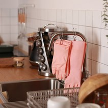 홈에디션명진 러블리한 베이비핑크 고무장갑 3켤레, M, 3개