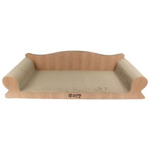 퍼피아울렛 커피타임 고양이 스크래쳐 소파 XL, 혼합 색상, 1개