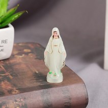 성모마리아상 마돈나 기독교 유럽 장식품 장식 개체 공예 의 크리 에이 티브 가톨릭 선물, 6.5cm 우리 아가씨