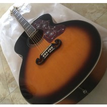 기타튜너 Spurce Top Jumbo Tobacco Sunburst J20 일렉트릭 어쿠스틱 기타 레드 펄 픽 가드 그로버 튜너