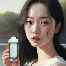 프리미엄 여행용 샤워기 필터 석회수 유럽 베트남 방콕 괌 태국 워터힐러, [리필만] 여행용 석회수, 1개