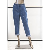 [AK PLAZA] [제시뉴욕]블루 밴딩 배기 면 데님팬츠 ABM5NRDP3710
