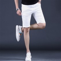 청반바지 트렌드가 츄크볼 흰색 솔리드컬러 5 점 중바지, T05-32