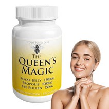 Eden Pond Queen 로얄 젤리 1500mg 프로폴리스 1000mg 비폴렌 750mg 120개, 기본