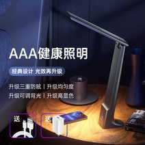 USB 스탠드 라이트 절전기능 각도조절 밝기조절 눈부심방지, 라이트 그레이-USB 플러그인