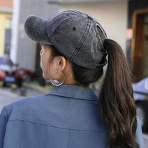 포니테일 모자 올림머리 야구모자 스포츠모자