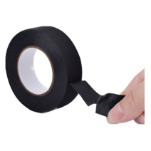 15M 9/15/19/25MM Heatresistant Adhesive Cloth Fabric Tape For Automotive Cable Harness Wiring Loom E, 02 15mm