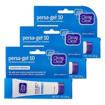 클린앤클리어 퍼사-젤 10 맥시멈 스트렝쓰, 28g, 3개