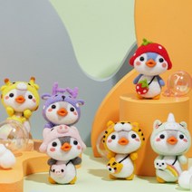 니들 양모 펠트 펭귄 인형 반려동물 만들기 DIY 세트, 유니콘펭귄