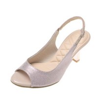 소다 AK분당점 소다 여성 글리터 오픈토 슬링백 7.5CM(ALD127YP58)