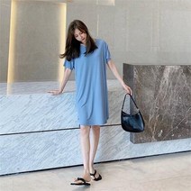 셀러허브(제화) 여름 얇은 시원한 편한 집순이 홈웨어 원피스
