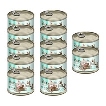 바이캣 고양이 그냥저냥캔 50g 6종, 12개, 참치와 헤어볼