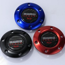 레이싱휠 조이스틱게임기 조이콘 Jdm 이탈리아 momo 탄소 섬유 자동차 버튼 스포츠 스티어링 휠 센터 캡 범용 호환