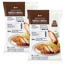 탐육 에어프라이어 육즙맛집 수제돈까스 380g 2개, 탐육 에어프라이어 육즙맛집 수
