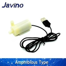 미니수중펌프 모터 펌프 dc3-5v usb 저소음 브러시리스 pump120lh diy, USB 수륙 양용 유형
