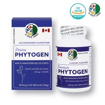 캐나다직수입 대두이소플라본 파이토젠 여성호르몬 식물성 에스트로겐 여성 갱년기 영양제 뼈건강 이소플라본 식물성캡슐 식약처 기능성 인정, 대두이소플라본 60캡슐  1통