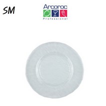 SM 아코록 루미락 접시 32cm (전면) 검정색 플레이트 플레이팅 파티 접시, 주황색