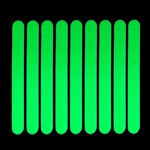 401FLEX 투명 & 야광 미끄럼 방지 스티커 12개 1팩 20X2cm, 야광 20x2cm 12개 1팩, 1개