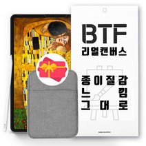 BTF 리얼캔버스 국내산 종이질감필름+방탄필름 아이패드 애플펜슬 사용가능 전기종 프로 5세대 4세대 3세대 2세대 에어5세대 에어4세대 9세대 8세대 7세대 미니 6세대, 종이질감필름 2매(고급파우치선물)