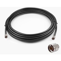 POBADY N to Male 점퍼 저손실 동축 케이블 LMR400 32.8FT10M 3G 4G 5G LTE 안테나 햄 라디오 GPS WiFi용, 23.8FT/10M