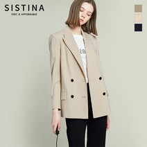 시스티나 포멀 더블 브레스트 재킷_AWWJKL11050