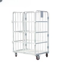 물류 트레이 접이식 카트 물류창고 선반 대형 운반기, 900x800x1700
