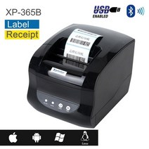 라벨 바코드프린터 Xprinter XP-365B 20 80mm 스티커 열전 사 프린터, USB 블루투스, 협력사, AU 플러그