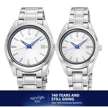 백화점AS (사은품4종) 세이코 커플시계 140주년 블루핸즈 SUR457P1 SUR463P1 30mm 40mm