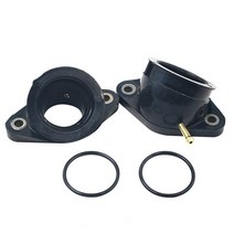 흡기매니폴드 로드 열정 기화기 흡기 매니폴드 플라스틱 배출구 야마하 XV400 Virago 1991-1994 XV500 1992-1998 XV535 1988-2001, [01] 2피스