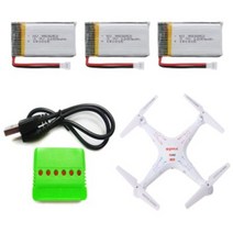 시마 드론 배터리 세트, X5 배터리 3개+멀티충전기+컨트롤러배터리