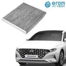 [이롬필터] 1+1 활성탄 자동차 에어컨필터 미세먼지 배기가스 차단 차량용 캐빈필터, 2개