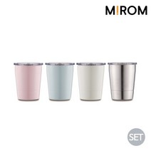 미롬 쁘띠 진공 스텐텀블러 210ml 4P, 혼합 4P, 상세설명 참조