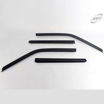 AUTO 썬바이져 빗물받이 프라이드 크롬 썬바이저 차량용품 스모그 선바이저 윈도우, 1개, 1개