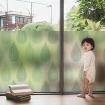 [바보사랑] 무점착유리시트_방울방울물방울_글라스시트지, 상세 설명 참조