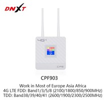 와이파이에그 휴대용와이파이 lte 라우터 데이터에그 150Mbps 4G CPE LTE 휴대용 모바일 와이파이 핫스팟 LAN 포트 광대역, 01 EU 플러그, [01] CPF903