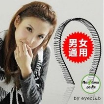 새싹 철사머리띠 남자머리띠 남자헤어밴드 얇은머리띠 안아픈 단발 헤어밴드