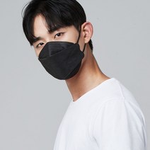 케어핏 입체형 KF94 100매 국산 컬러 대형 황사마스크, 입체형KF94 대형(블랙100)