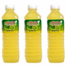 태국 라임주스 500ml Thai lime juice 45% 고함유 요리재료, 6개