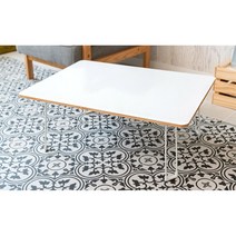 2인 가구 인테리어 좌식 밥상 접이식 테이블 90cm 좌식밥상 소형상 좌식상, 우드화이트테이블 900