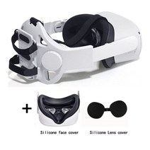 VR게임 오큘러스 퀘스트 2 용 공장 공급 엘리트 스트랩 헤드 배터리 홀더 포함 VR 액세서리 업그레이드, 한개옵션1, 05 Set of 3 items