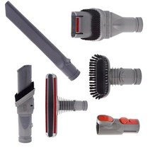 6pcs 진공 청소기 브러쉬 호스 커넥터 부착 노즐 헤드 용, 블랙, 설명, 플라스틱