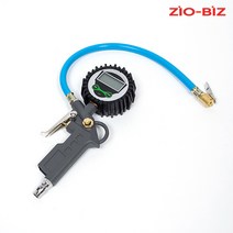 타이어 게이지(디지털_카플링 기본장착)/공기압 체크 및 주입기 AAA배터리 2개 제공