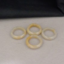 황옥 가락지 한복 반지 전통 반지 옥반지