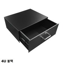 제이엘 허브랙 전용 슬라이드 서랍장 4U 블랙 내부 보관함 04596-045965ea, jl365mall 본상품선택