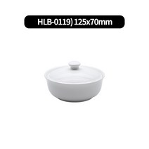 백지 도자기찜기 그라탕기 스프볼(오븐용) 5type, 1.HLB 125x70mm