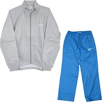 던롭 스릭슨 골프 레인웨어 바람막이 재킷 세트 SMR9001J9002, 그레이/블루