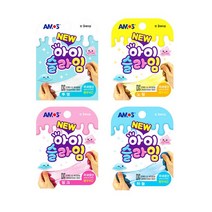 아이슬라임 70g 아이슬라임4색 투명 핑크 노랑 하늘