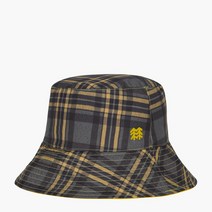 코오롱 체크 리버시블 버킷햇_ QERFX22320GR KS6455KE, 그레이 58